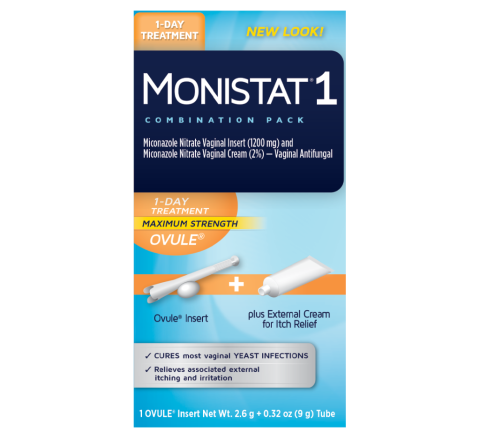 MONISTAT® 1-Day Treatment Combination Pack